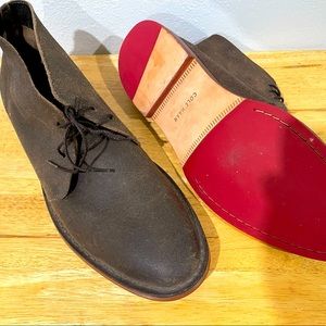 COLE HAAN Brown Suede Leather Chukka Ankle Boots Men's Sz 12